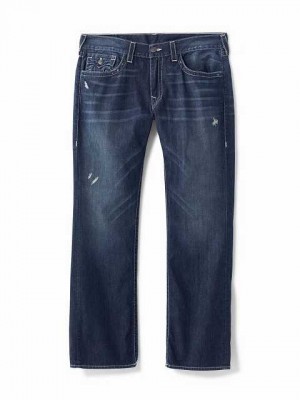 True Religion Archive Ricky Straight Jeans Herr Blå | OCE470139