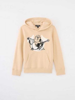 True Religion Buddha Hoodie Barn Beige | SRL017358