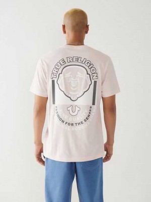 True Religion Buddha Logo T-shirt Herr Lila | MQD632095