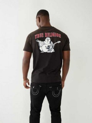 True Religion Buddha Logo T-shirt Herr Svarta | ZIV058367