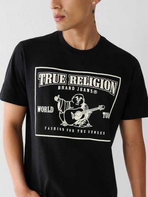 True Religion Buddha Logo T-shirt Herr Svarta | LPH104768