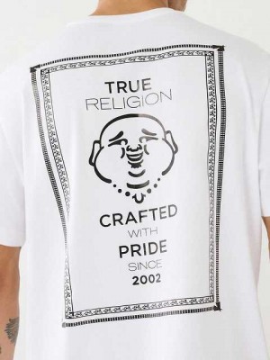 True Religion Buddha Logo T-shirt Herr Vita | BKO230798