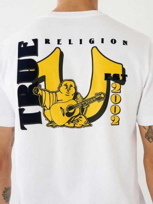 True Religion Buddha Logo T-shirt Herr Vita | TOY861257