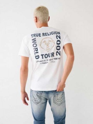 True Religion Buddha Logo T-shirt Herr Vita | REJ461398