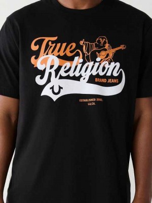 True Religion Buddha Relaxed T-shirt Herr Svarta | UAQ438106