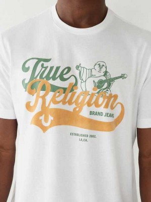 True Religion Buddha Relaxed T-shirt Herr Vita | QIP105793