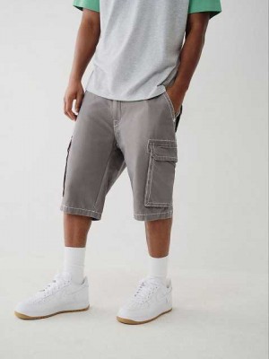 True Religion Cargo Shorts Herr Grå | OKV021957