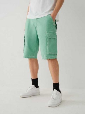 True Religion Cargo Shorts Herr Gröna | JFD620153