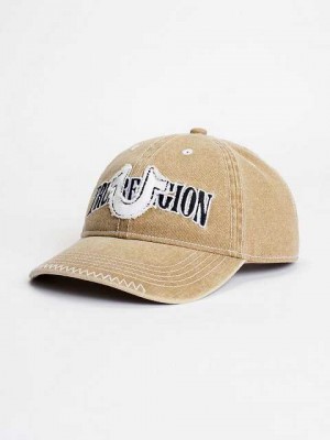 True Religion Horseshoe Logo Hatt Unisex Beige | RKT082391