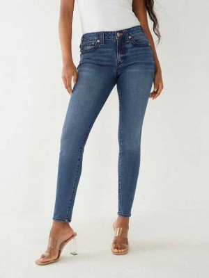 True Religion Jennie Big T Curvy Skinny Jeans Dam Tvätt | QFM208734