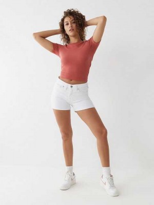 True Religion Jennie Curvy Shorts Dam Vita | KHW087643