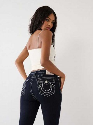 True Religion Jennie Lurex High Rise Skinny Jeans Dam Body Rinse | AQE247581