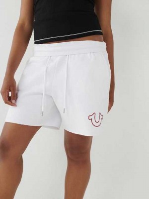 True Religion Logo Gym Shorts Dam Vita | WCJ785910