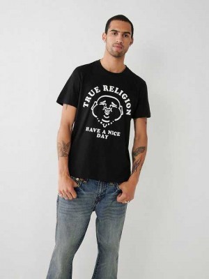 True Religion Nice Day T-shirt Herr Svarta | YNP135462