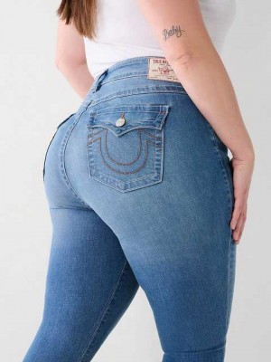 True Religion Plus Stella Low Rise Skinny Jeans Dam Tvätt | PGZ960824