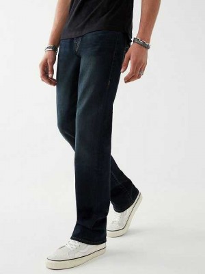 True Religion Ricky 32" Straight Jeans Herr Svarta | QCW085462