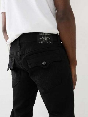 True Religion Ricky 32" Straight Jeans Herr Svarta | XQE218470