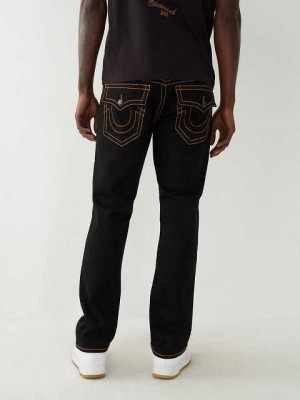 True Religion Ricky 32" Straight Jeans Herr Svarta | POQ052789