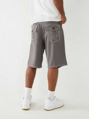 True Religion Ricky Board Shorts Herr Grå | EVF240517