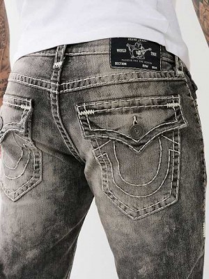 True Religion Ricky Faded Straight Jeans Herr Tvätt | XLM913074