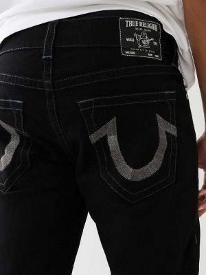 True Religion Ricky Lurex Hs Straight Jeans Herr Svarta | AXD632549