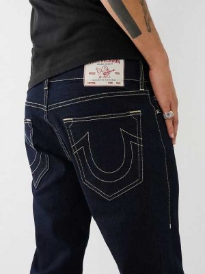 True Religion Ricky Single Needle Straight Jeans Herr Body Rinse | HSD928154