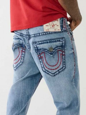 True Religion Ricky Straight Jeans Herr Tvätt | LPJ507198