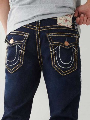 True Religion Ricky Straight Jeans Herr Mörktvätt | JVG798241