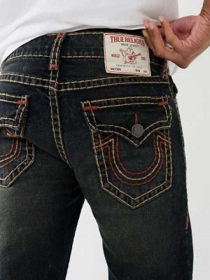 True Religion Ricky Straight Jeans Herr Mörktvätt | JOQ841720