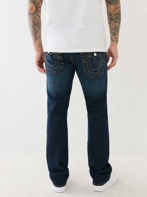 True Religion Ricky Straight Jeans Herr Mörktvätt | EDY674328