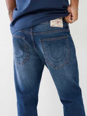 True Religion Ricky Straight Jeans Herr Blå | EDM607482