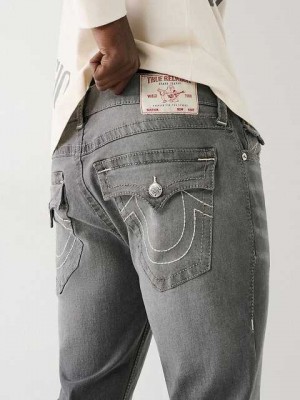 True Religion Ricky Straight Jeans Herr Grå | UZQ084173