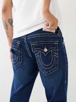 True Religion Ricky Straight Jeans Herr Marinblå | PVF741503