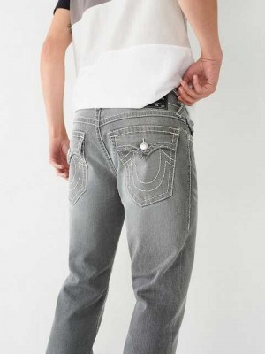 True Religion Ricky Straight Jeans Herr Grå Tvätt | XGR854310