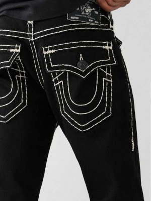 True Religion Ricky Straight Jeans Herr Svarta | FHV610389