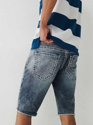 True Religion Ricky Straight Jeans Herr Tvätt | XKF435798