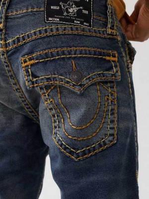 True Religion Ricky Straight Jeans Herr Tvätt | AKL317204