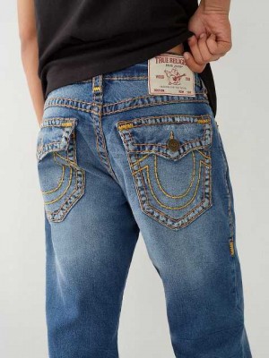 True Religion Ricky Straight Jeans Herr Tvätt | WDF347259