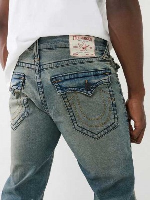 True Religion Rocco Big T Flap 32” Skinny Jeans Herr Blå | AIJ817023