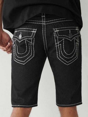 True Religion Rocco Stitch Skinny Jeans Herr Svarta | BST952736