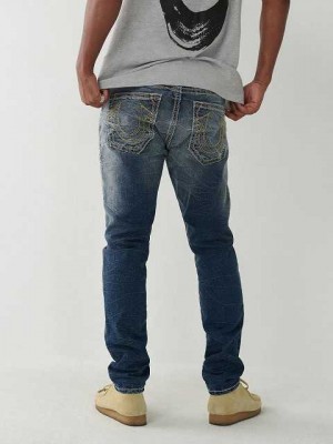 True Religion Rocco Super Q 32" Skinny Jeans Herr Blå | BPH736904