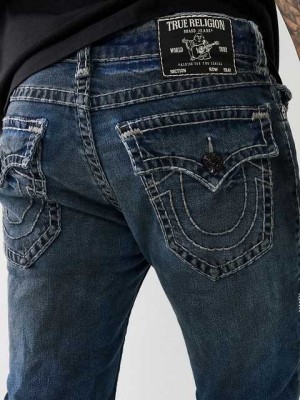 True Religion Rocco Super T 32" Skinny Jeans Herr Mörktvätt | ZJQ891732