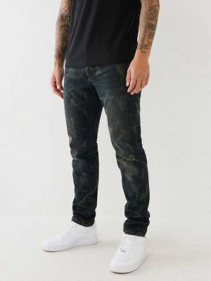 True Religion Rocco Super T 32" Skinny Jeans Herr Mörktvätt | SHK952763