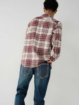 True Religion Rocco Super T 32" Skinny Jeans Herr Mörktvätt | KUQ613780