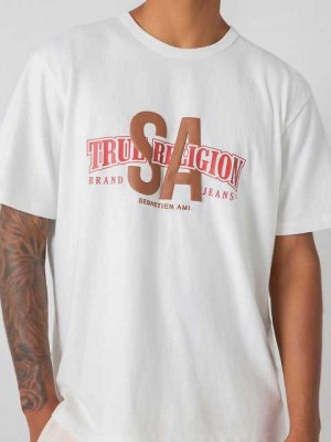 True Religion Sebastien Ami X Collaboration T-shirt Herr Vita | XLA470563