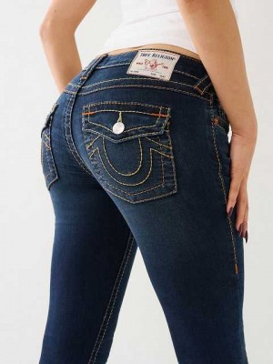 True Religion Stella Low Rise Skinny Jeans Dam Blå | XCY063514