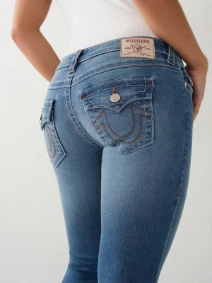 True Religion Stella Low Rise Skinny Jeans Dam Tvätt | KFE012968