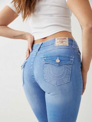 True Religion Stella Skinny Jeans Dam Ljustvätt | XFL942781