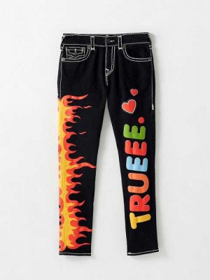 True Religion Tr X Chief Keef Super T Skinny Jeans Herr Svarta | ANU749016