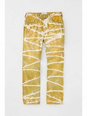 True Religion Tr X Everyone Ricky Straight Jeans Herr Gula | EXV469702